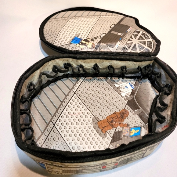 Star Wars LEGO Millennium Falcon Portable Zipper Storage Brick Carrying Case - Picture 7 of 10
